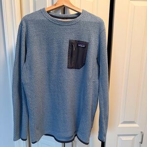 Patagonia R1 Air Crew. Gentley used. Perfect condition. Sage blue.